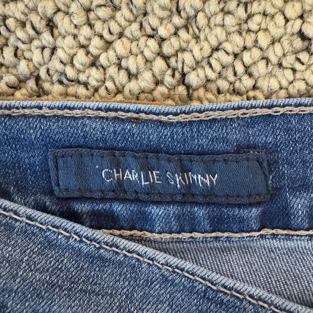 Lucky Brand Charlie Skinny Low Rise Blue Jeans US Women's 12/31 - Picture 5 of 8